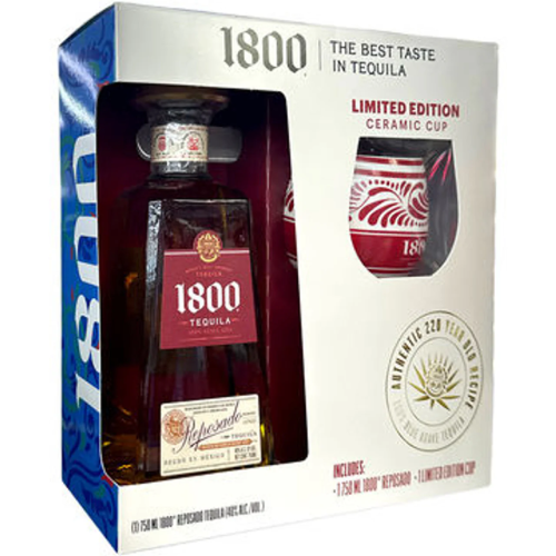 SET DE REGALO 1800 TEQUILA REPOSADO