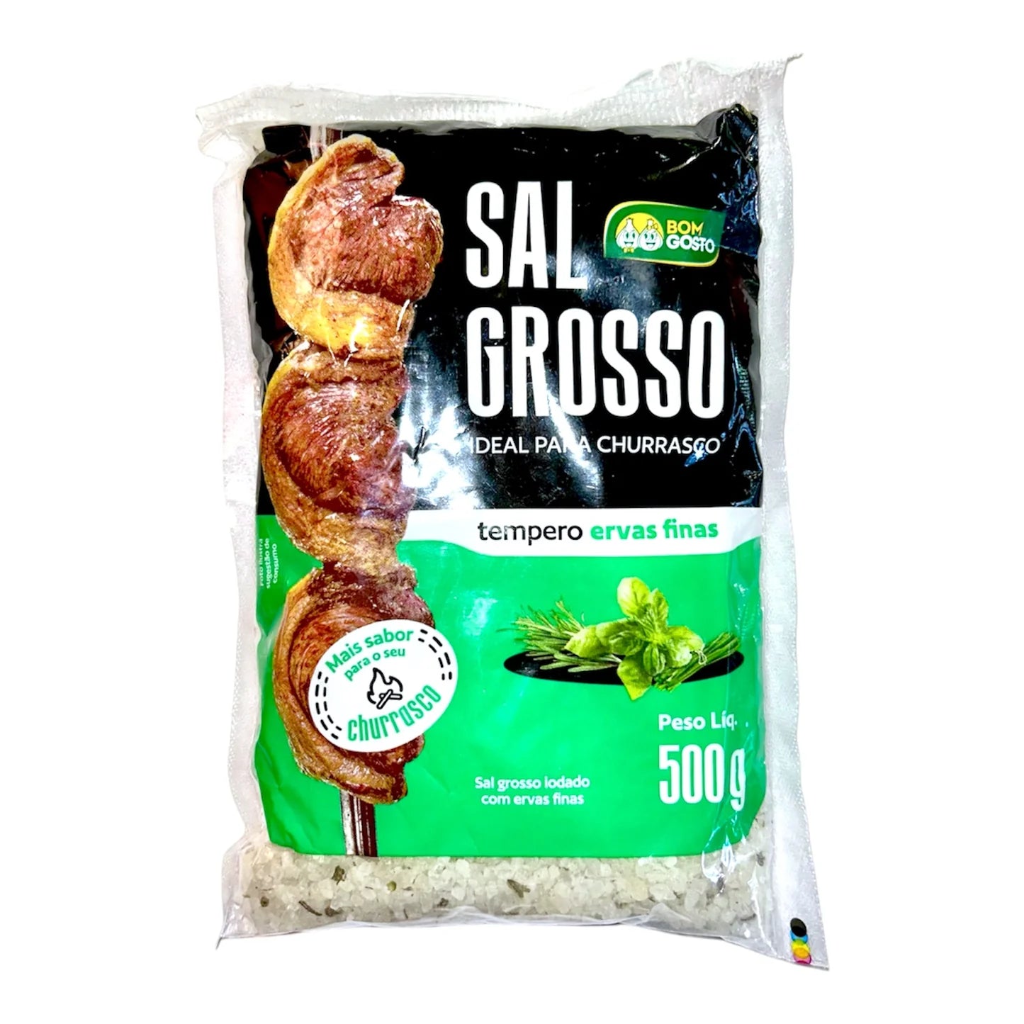Sal Grosso Ervas Fin a” 500 g (coarse rock salt with fine herbs)
