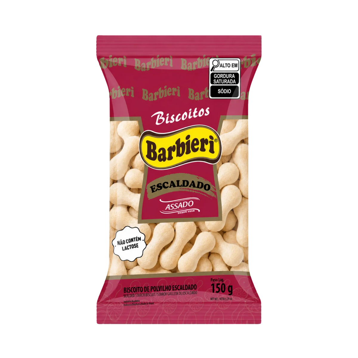 Barbieri Biscoitos Escaldado Assado 150