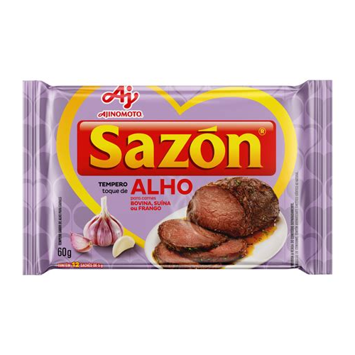 AJ SAZON TEMPERO ALHO 60G