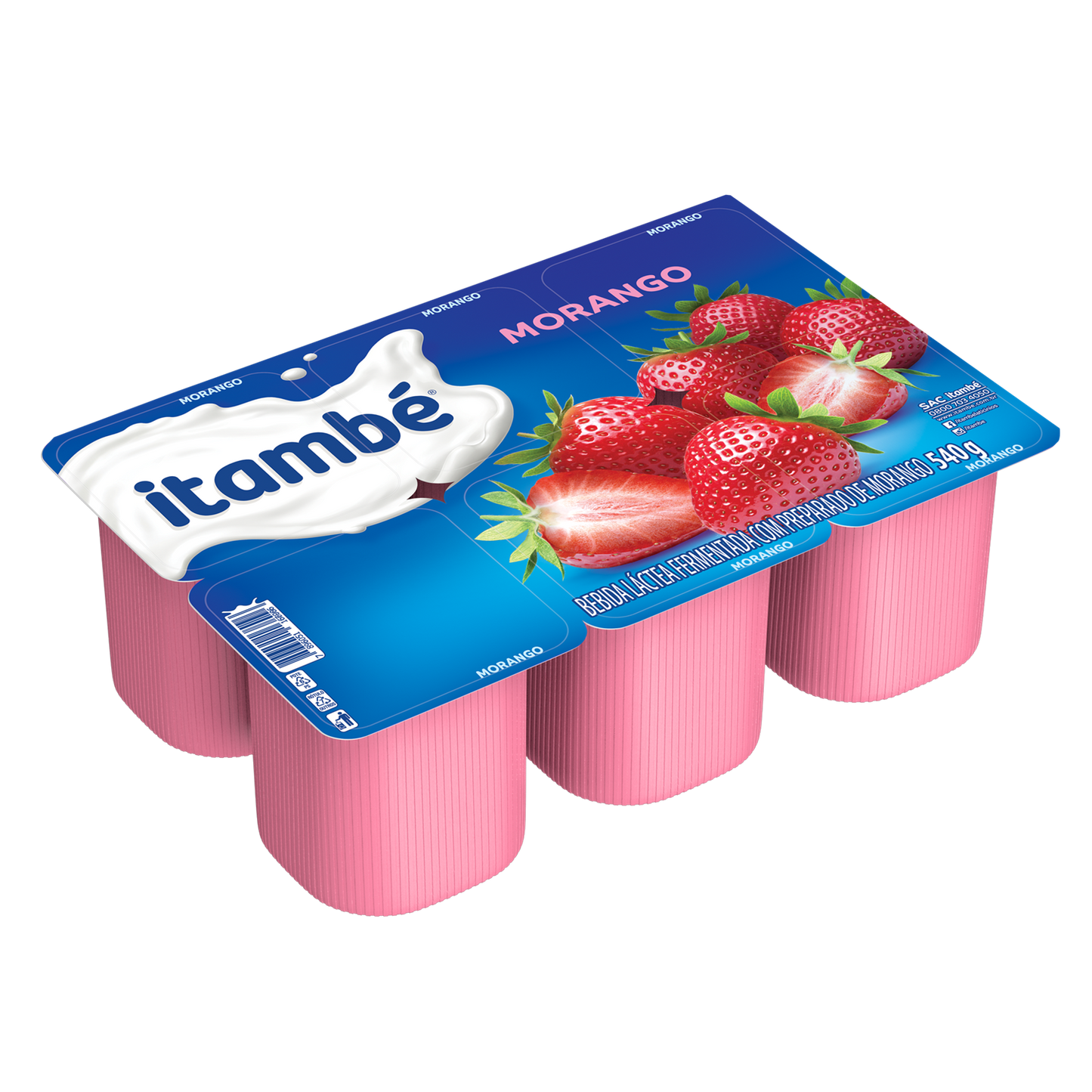 YOGURT ITAMBE MORANGO 540G