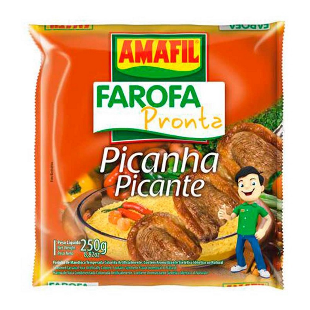Amafil FAROFA PRONTA PICANHA PICANTE 250G
