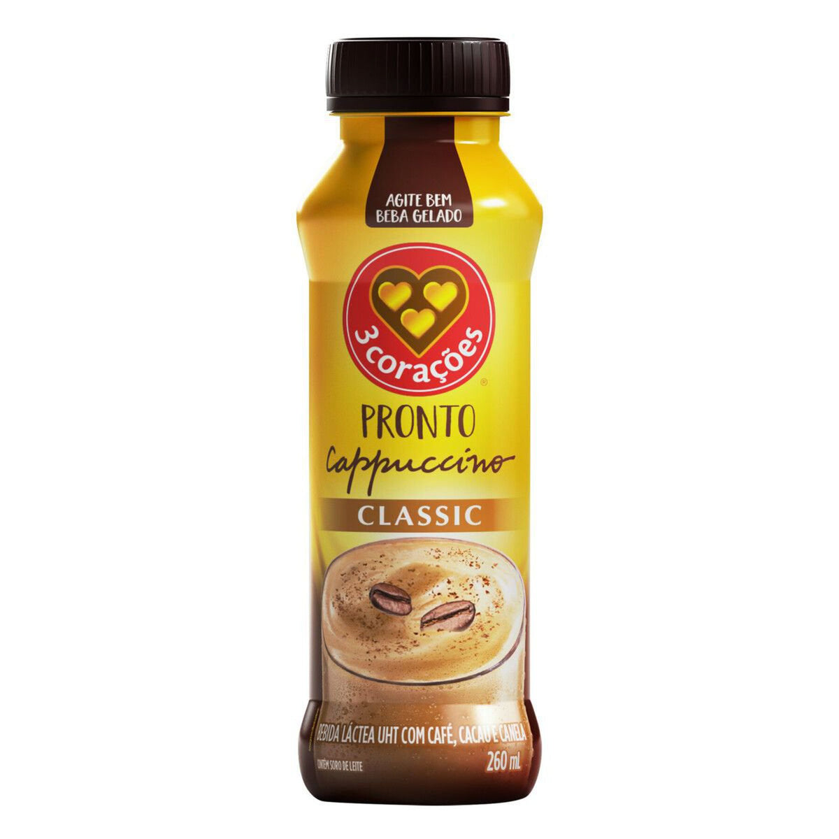 3 Corações Pronto Cappuccino Classic 260ml