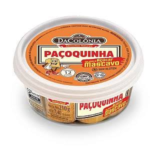 Da Colonia Pacoca Rolha Acucar Mascavo