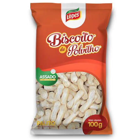 Lopes Biscoito Polvilho Trad 100G