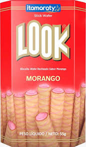Look Morango Wafer 55G