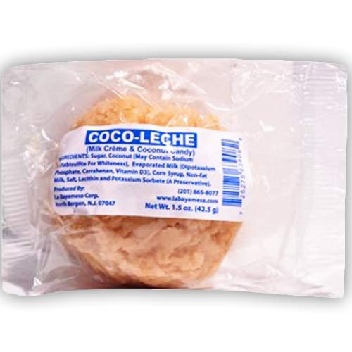 La Bayamesa Coco-Leche individually wrapped coconut and milk candy
