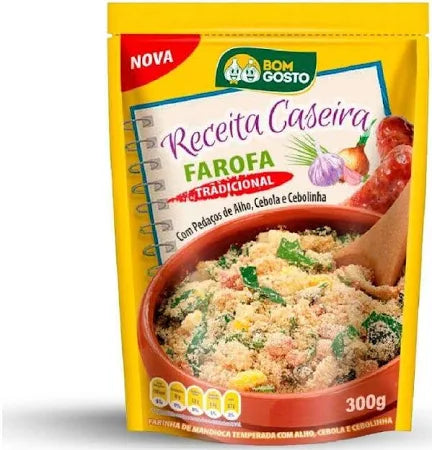 Bom Gosto Farofa Caseira Farofa Tradicional 300g