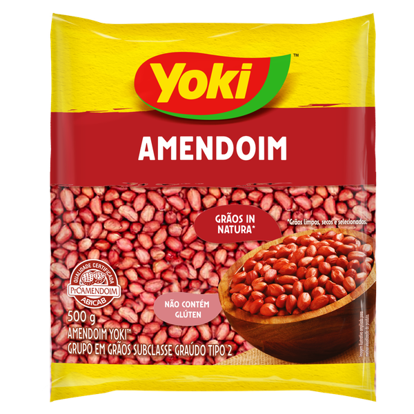 Yoki Amendoim Cru 500g — raw peanuts