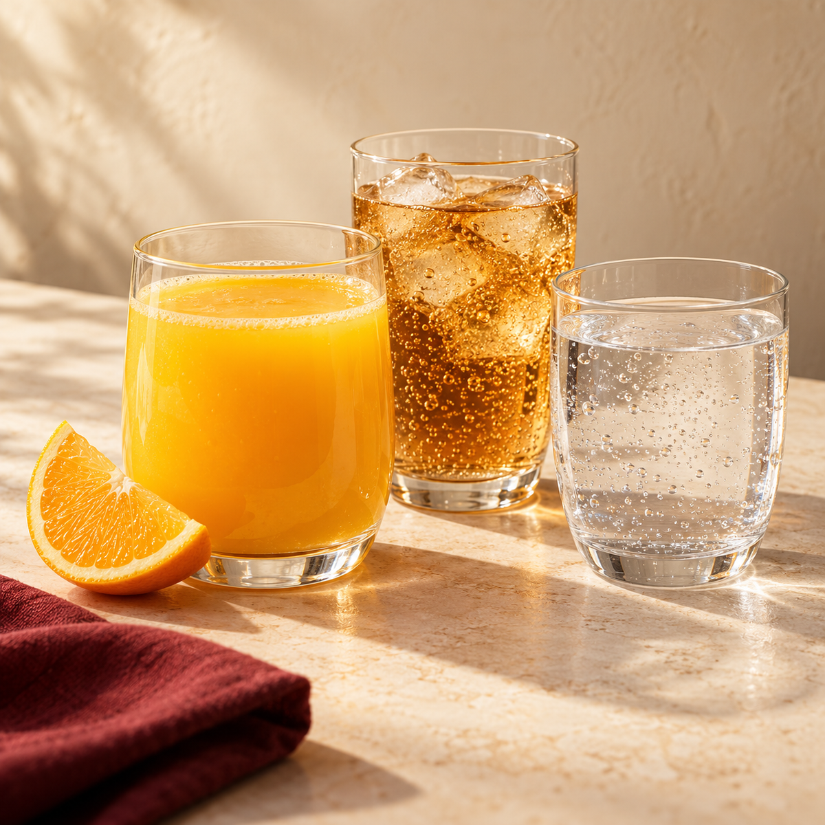 Drinks — serving suggestion