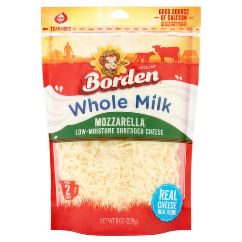 BORDEN MOZZARELLA rallada 8OZ