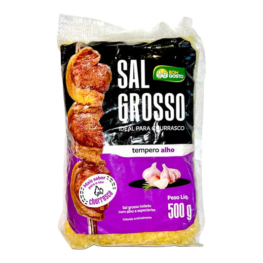 Sal Grosso Bom Gosto 500 g Alho.