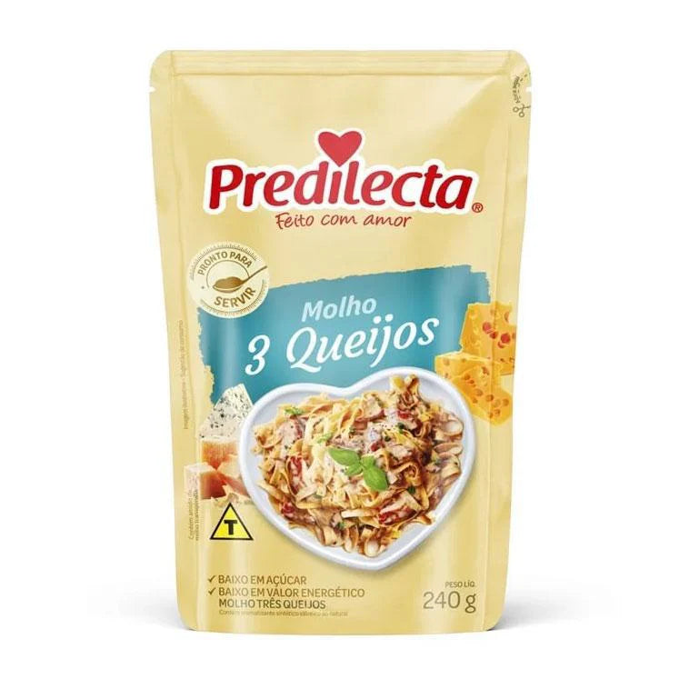 PREDILECTA MOLHO 3 QUEIJOS 240G