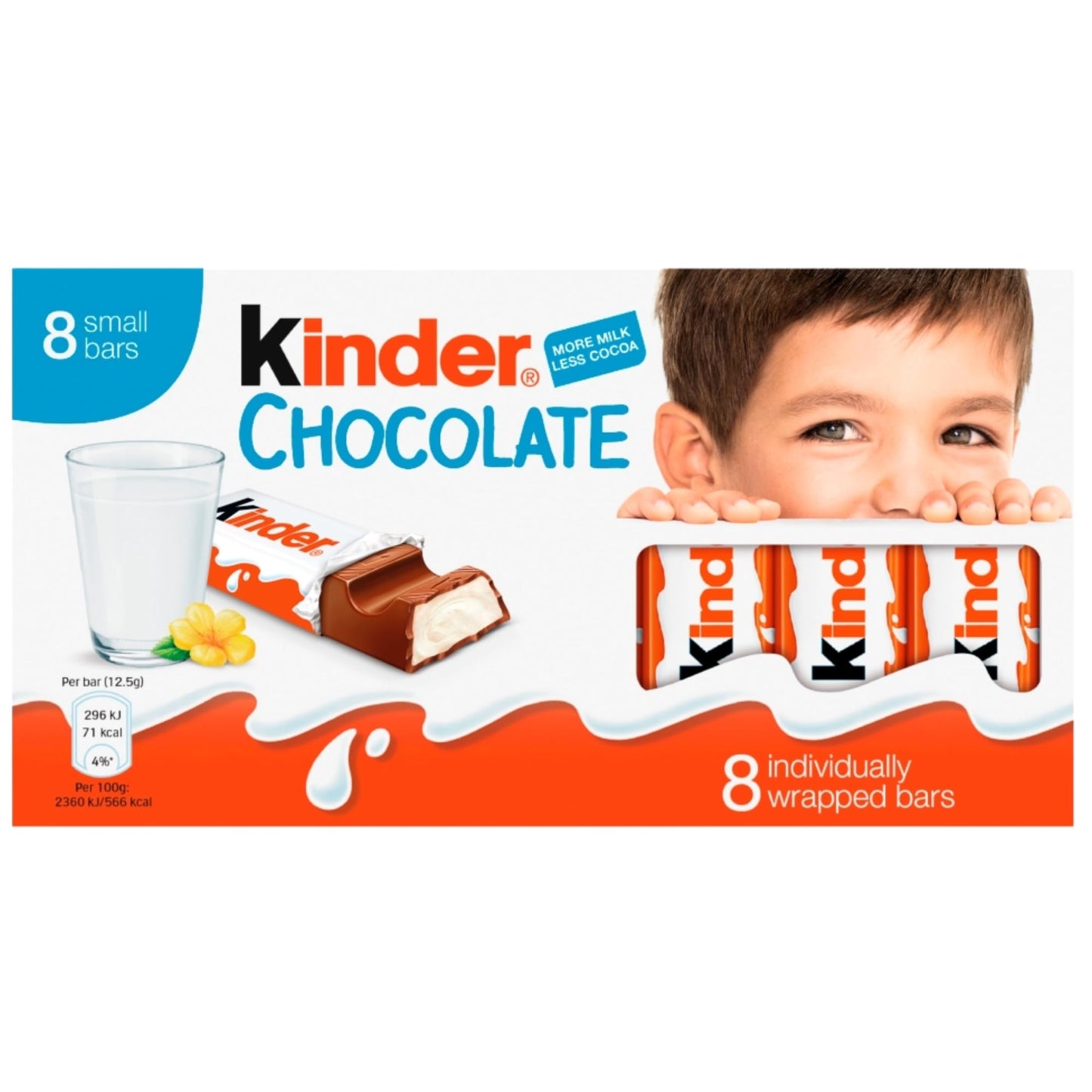 KINDER CHOCOLATE 8PK