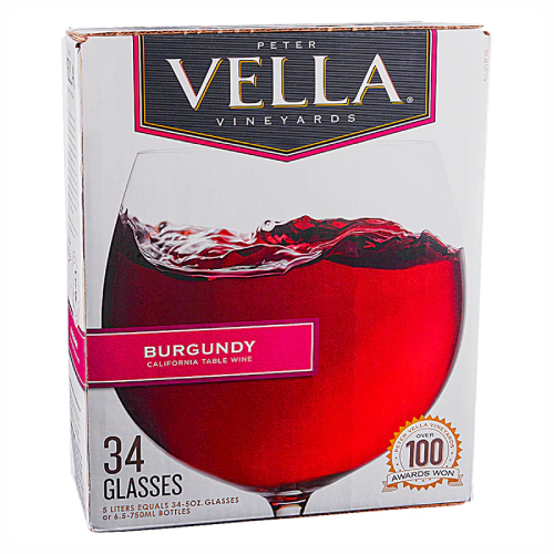 PETER VELLA BURGANDY 5LT