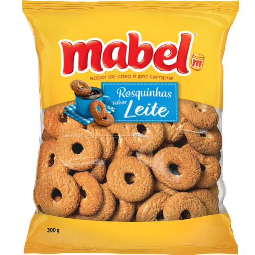 MABEL ROSQUINHAS DE LEITE 300G