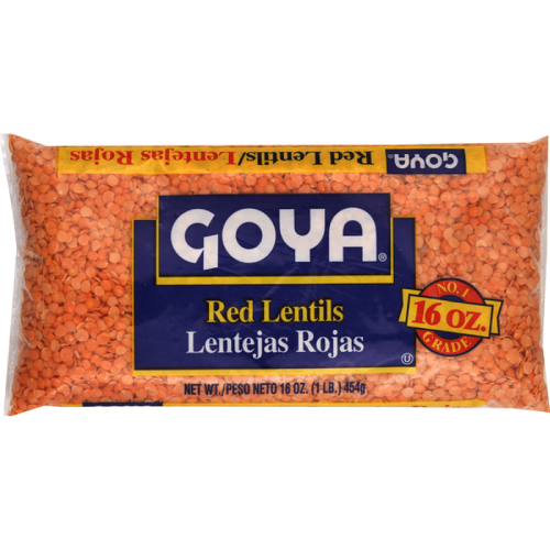 GOYA RED LENTILS 16 OZ