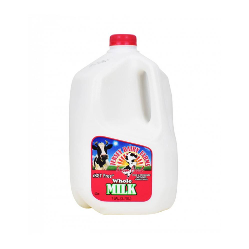 JERSEY DAIRY WHOLE MILK GALLON