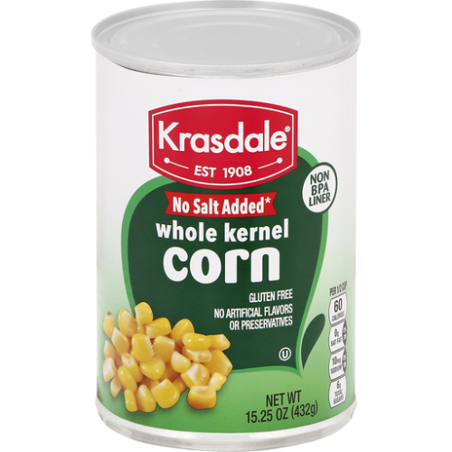 KRASDALE WHOLE KERNEL CORN 15.25 OZ