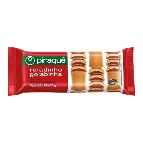 PIRAQUE BISCOITO GOIABINHA 80G