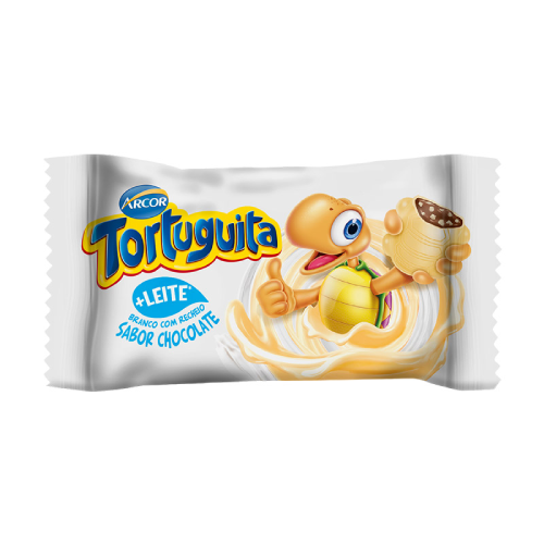 TORTUGUITA CHOCOLATE BRANCO 15,5G