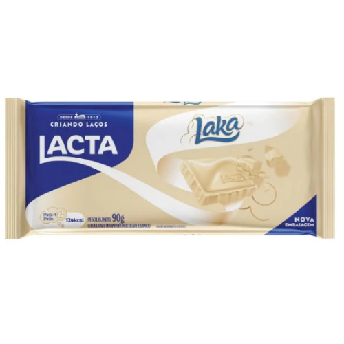 LACTA LAKA CHOCOLATE BRANCO 80G