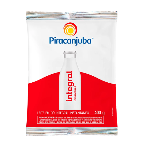 PIRACANJUBA LEITE PO INTEG INSTANTÂNEO 400G