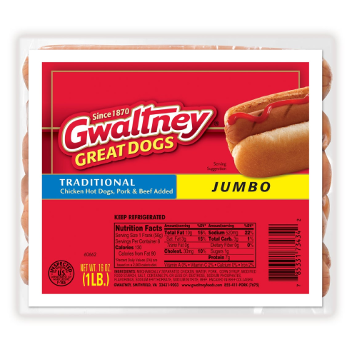 FRANCÉS GWALTNEY TRADICIONAL JUMBO DE 16 OZ