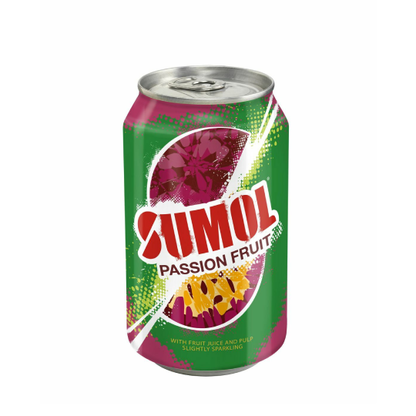 LATA DE MARACUYÁ SUMOL, PAQUETE DE 6