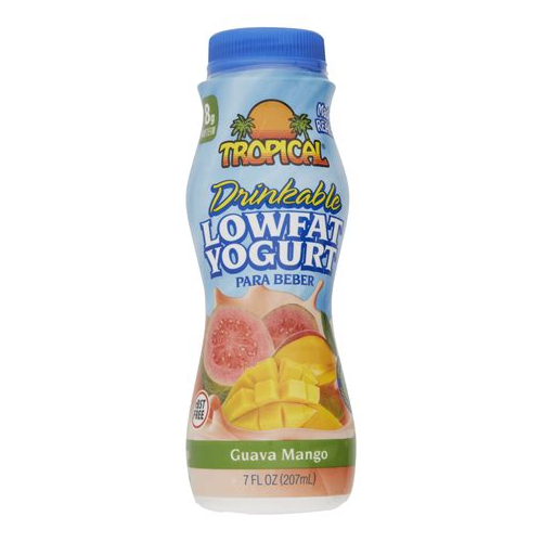 IOGURTE TROPICAL BEBÍVEL COM BAIXO TEOR DE GORDURA 7 OZ