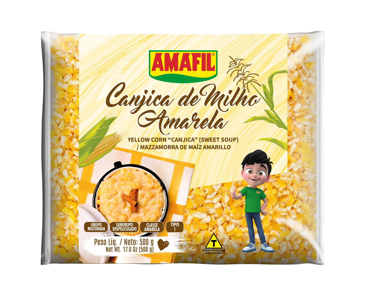Amafil Canjica Amarela 500 g