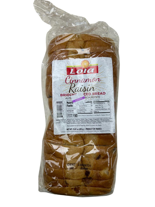 BRIOCHE DE PASAS Y CANELA DE LOIA