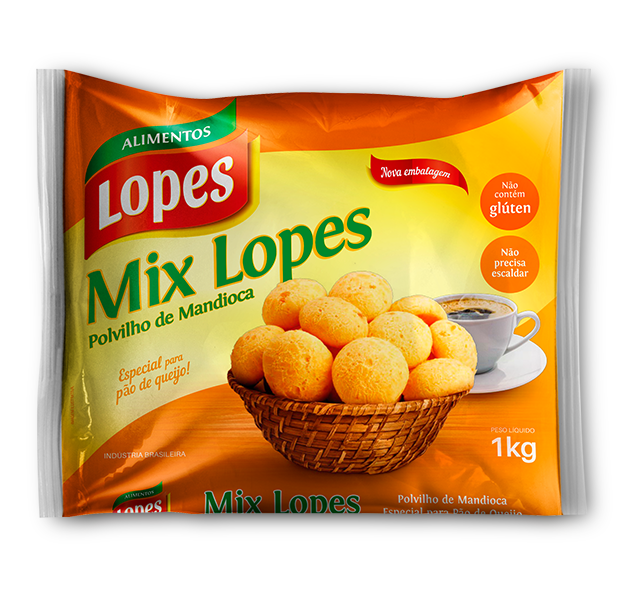 LOPES MISTURA PAO DE QUEIJO 1KG