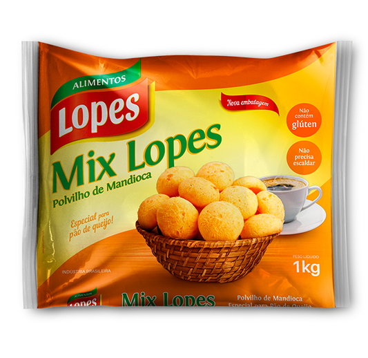 LOPES MISTURA PAO DE QUEIJO 1KG