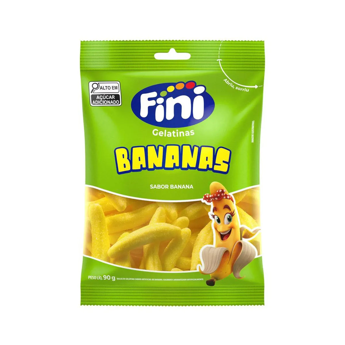 FINI BALA GELATINA BANANA 90GR