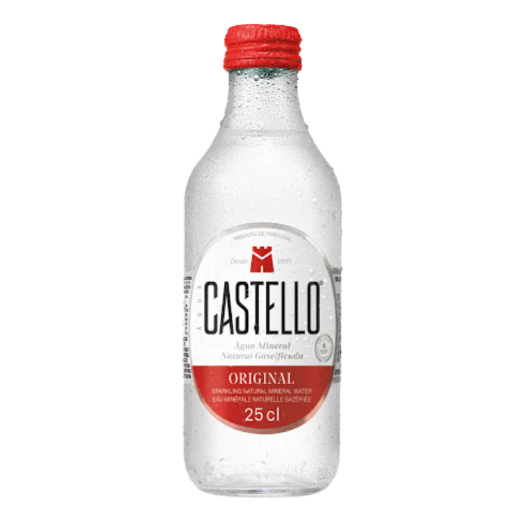 Castello Original sparkling mineral water, single 250ml bottle