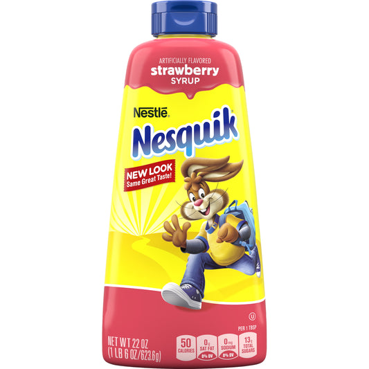Nestlé NESQUIK STRAWBERRY SYRUP 22 OZ