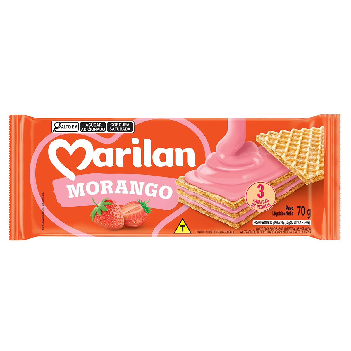 Marilan WAFER MORANGO 70G