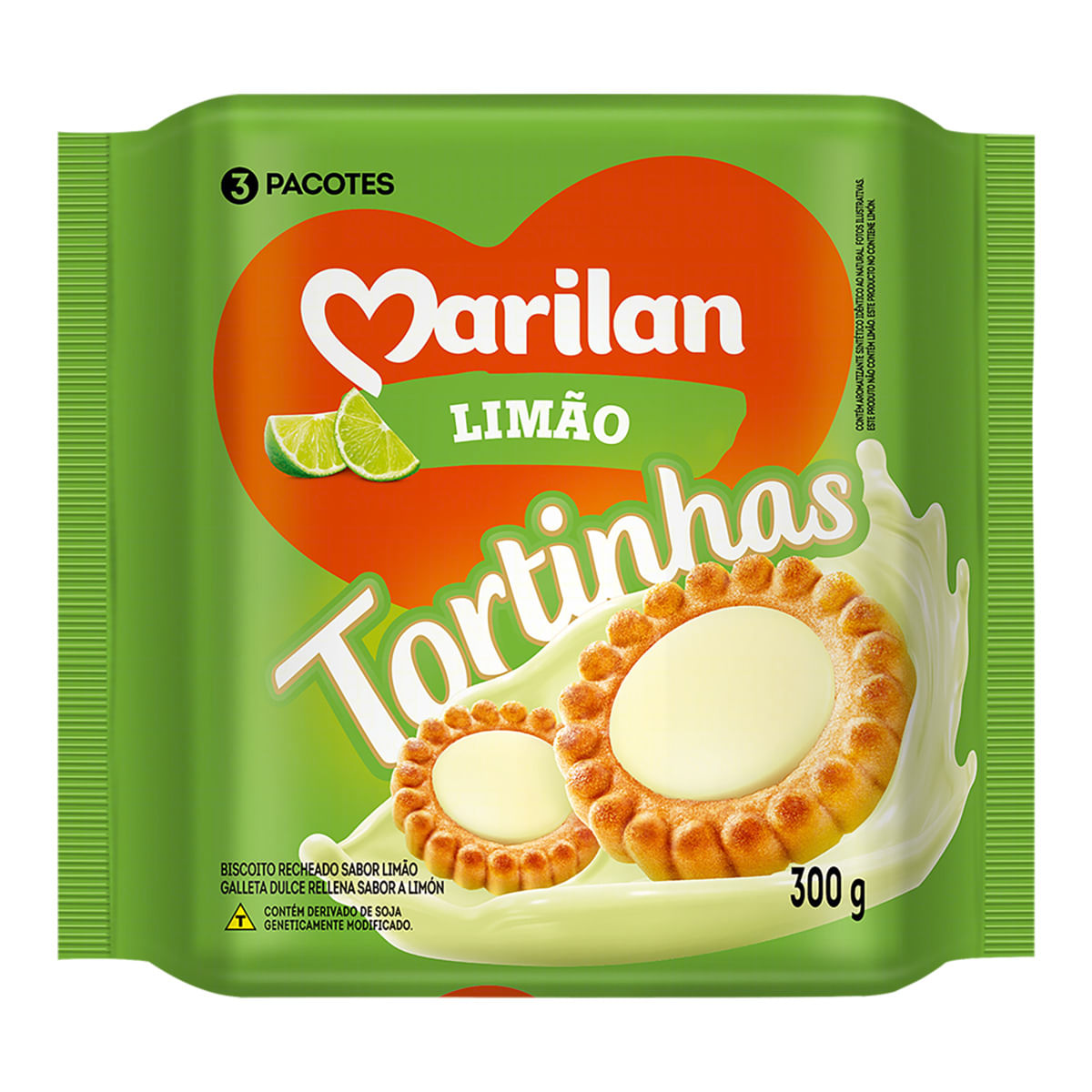 Marilan TORTINHAS LIMAO 300G