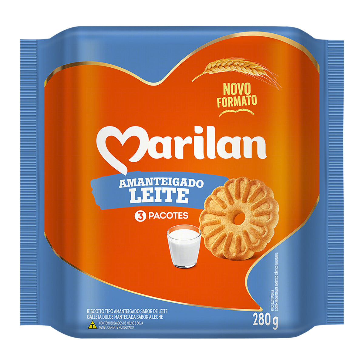 Marilan AMANTEIGADO LEITE 280G