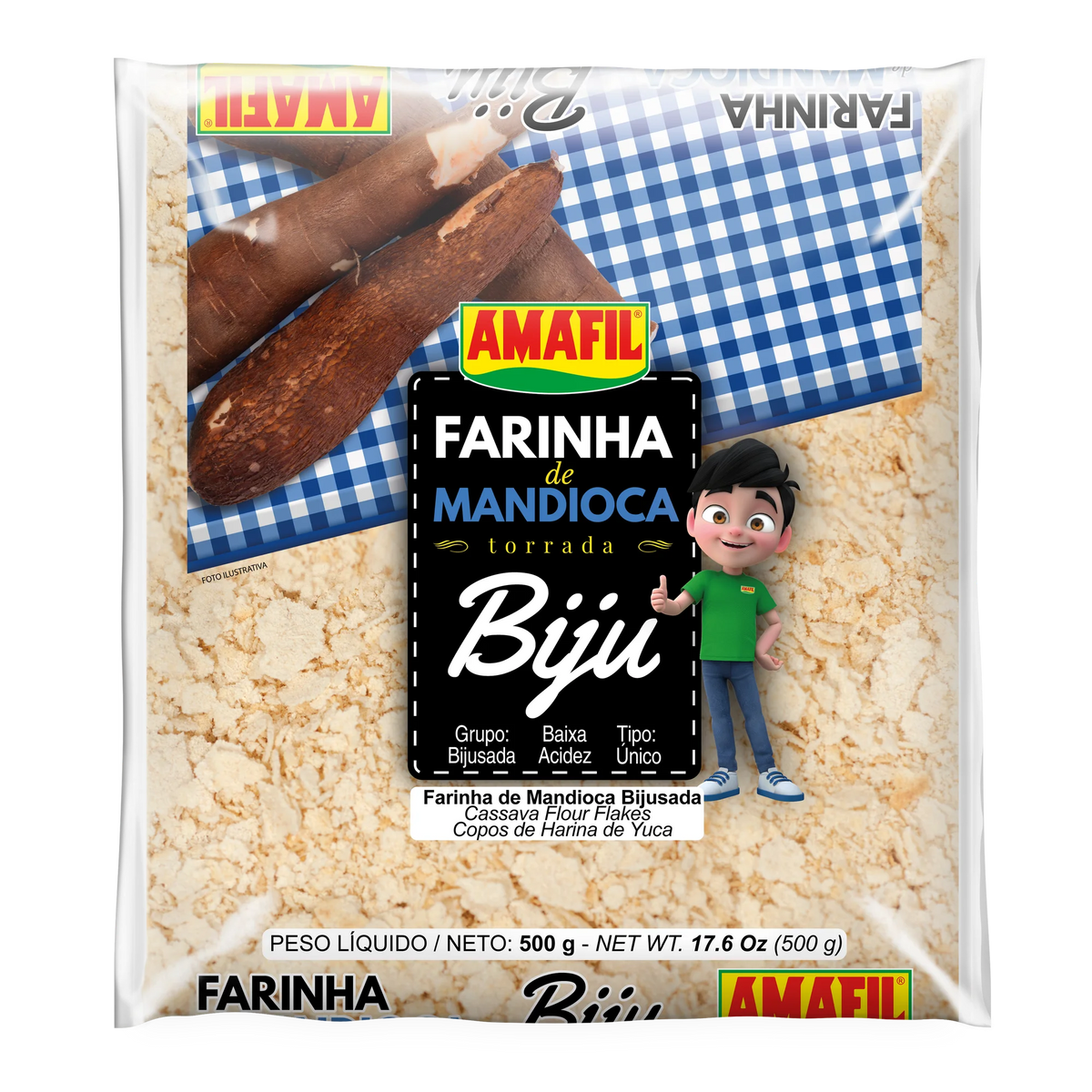 Amafil FARINHA MANDIOCA BIJU 500G