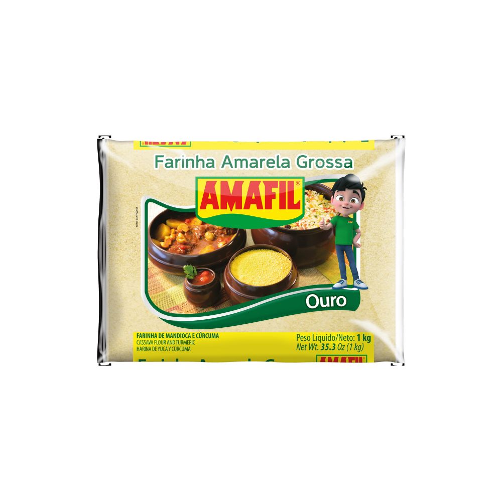 Amafil FARINHA AMERELA OURO 1KG