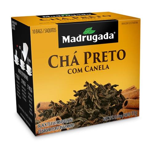 Madrugada CHA PRETO C/ CANELA 15G