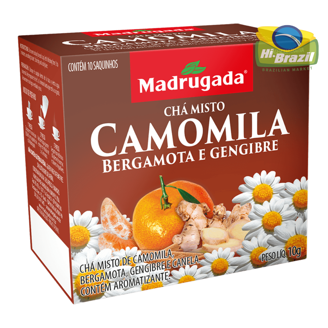 Madrugada CAMOMILA BERGAMOTA E GINGER 10G