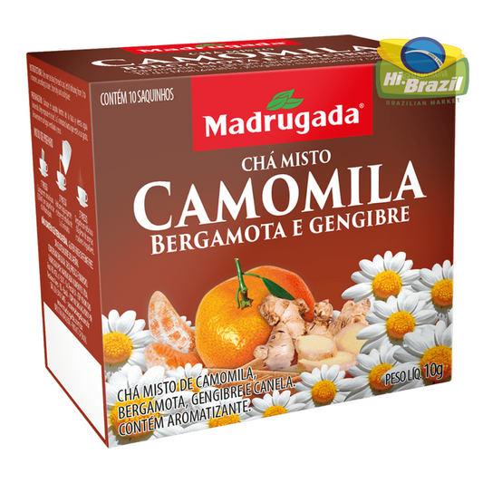 Madrugada CAMOMILA BERGAMOTA E GINGER 10G