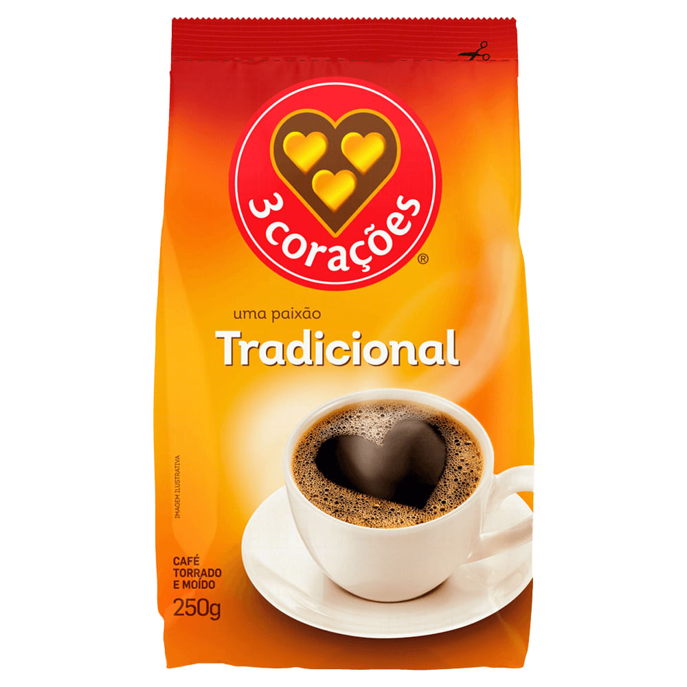 3 Corações Café Tradicional 250g