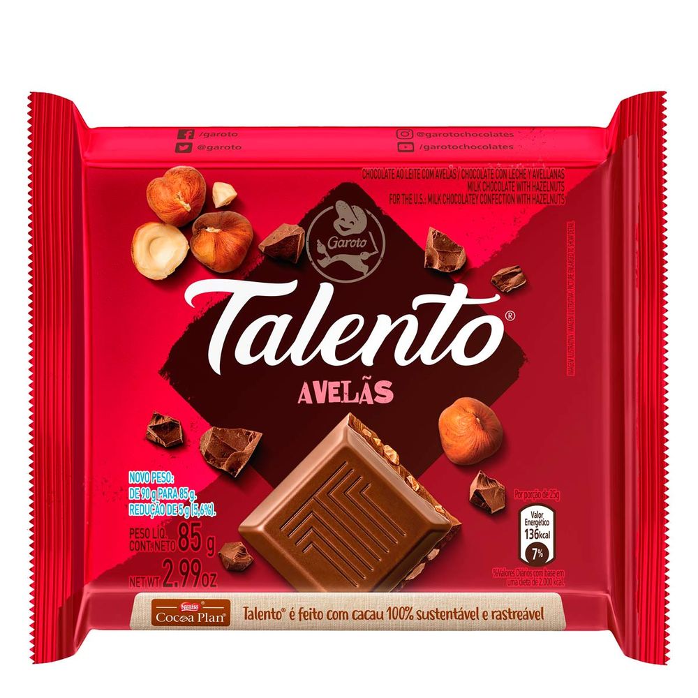 TALENTO AVELAS 85 GR