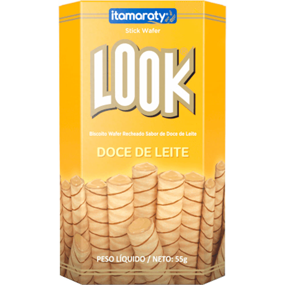 LOOK WAFER STICK DOCE LEITE 55G