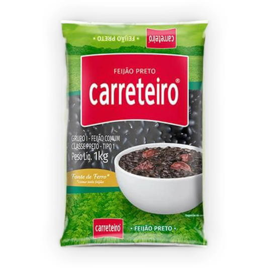 CARRETEIRO FEIJAO PRETO 1KG