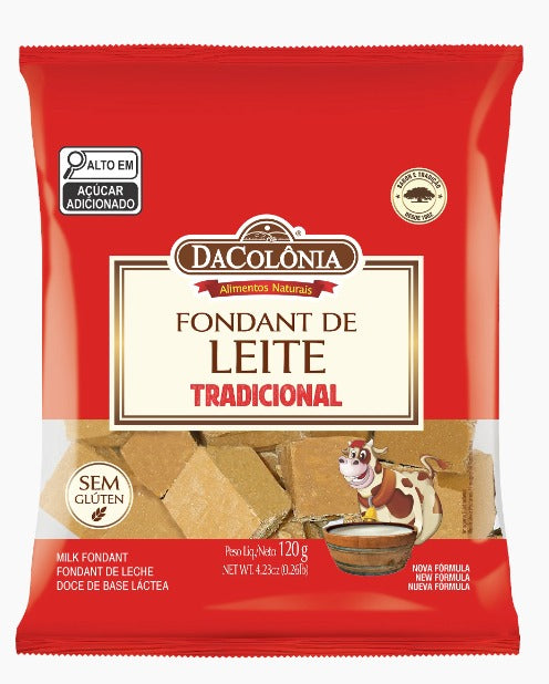 DA COLONIA FONDANT DE LEITE 120G